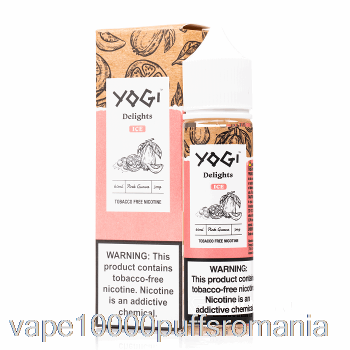 Vape Romania Pink Guava Ice - Delicii Yoghine - 60ml 3mg